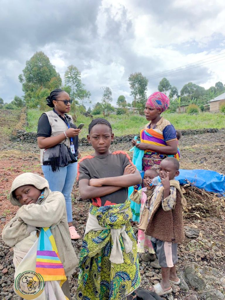 Projet Chemin vers la Stabilité : ASDERU ONG RDC réalise une collecte de données WASH dans la Zone de Santé de Nyiragongo